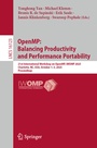 Cover: OpenMP: Balancing Productivity and Performance Portability - Springer