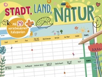 Abbildung von: Stadt, Land, Natur - Spieleblock - Schwager & Steinlein