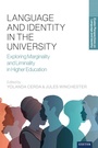 Cover: Language and Identity in the University - University of Exeter Press