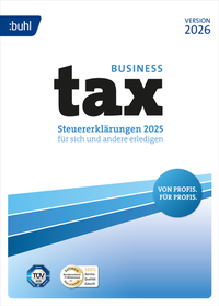 Abbildung von: tax 2026 Business - BUHL-DATA-SERVICE
