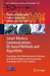 Enlarge image Cover: Smart Wireless Communications: DL-based Methods and Algorithms - Springer