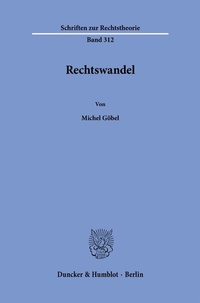 Abbildung von: Rechtswandel - Duncker & Humblot