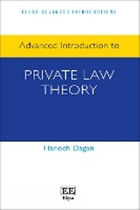 Enlarge image Cover: Advanced Introduction to Private Law Theory - Edward Elgar Publishing