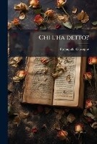 Abbildung von: Chi l'ha detto? - Nabu Press