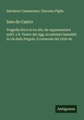 Cover: Ines de Castro - Antigonos Verlag