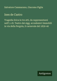 Enlarge image Cover: Ines de Castro - Antigonos Verlag