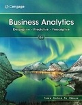 Cover: Business Analytics - South-Western College Publishing