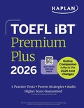 Cover: TOEFL iBT Premium Plus 2026 - Kaplan Publishing