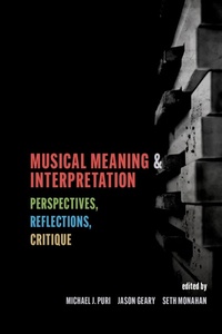 Abbildung von: Musical Meaning and Interpretation - OUP eBook