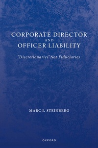Bild: Corporate Director and Officer Liability - OUP eBook