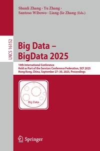Enlarge image Cover: Big Data - BigData 2025 - Springer