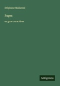 Cover: Pages - Antigonos Verlag