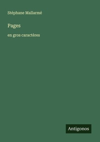 Enlarge image Cover: Pages - Antigonos Verlag