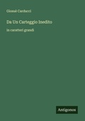 Cover: Da Un Carteggio Inedito - Antigonos Verlag