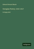 Cover: Georgian Poetry; 1916-1917 - Antigonos Verlag