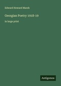 Cover: Georgian Poetry 1918-19 - Antigonos Verlag