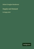Cover: Supply and Demand - Antigonos Verlag