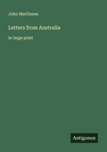 Cover: Letters from Australia - Antigonos Verlag
