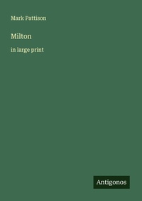Enlarge image Cover: Milton - Antigonos Verlag