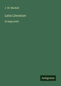 Cover: Latin Literature - Antigonos Verlag