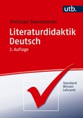 Cover: Literaturdidaktik Deutsch - UTB