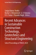 Cover: Recent Advances in Sustainable Construction Technology, Geotechnics and Structural Engineering - Springer