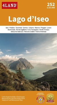 Abbildung von: Lago d'Iseo 1:25.000 - 4Land