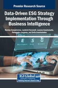 Cover: Data-Driven ESG Strategy Implementation Through Business Intelligence - Business Science Reference