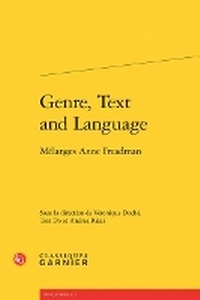 Enlarge image Cover: Genre, Text and Language - Classiques Garnier