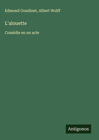 Enlarge image Cover: L'alouette - Antigonos Verlag