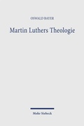 Cover: Martin Luthers Theologie - Mohr Siebeck