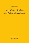 Cover: Max Webers Studien des Antiken Judentums - Mohr Siebeck