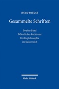 Cover: Gesammelte Schriften - Mohr Siebeck