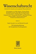 Cover: Die Institutionalisierung des Europ&auml;ischen Forschungsraums - Mohr Siebeck