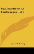 Bild: Das Pfandrecht an Forderungen (1904) - Kessinger Publishing