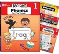 Cover: 180 Days (TM): Phonics, High-Frequency Words, Reading 2nd Edition, and Printing: Grade 1: 4-Book Set - Shell Educational Publishing