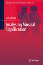 Cover: Analysing Musical Signification - Springer