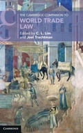 Cover: The Cambridge Companion to World Trade Law - Cambridge University Press