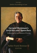 Cover: Gerard Brennan's Articles and Speeches Maintaining the Law's Skeleton of Principle - Connor Court Publishing Pty Ltd