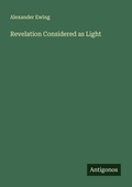 Cover: Revelation Considered as Light - Antigonos Verlag
