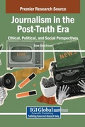 Cover: Journalism in the Post-Truth Era - Igi Global Scientific Publishing