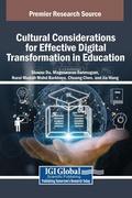 Cover: Cultural Considerations for Effective Digital Transformation in Education - Igi Global Scientific Publishing