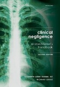 Abbildung von: Clinical Negligence: A Practitioner's Handbook, 2nd edition - Oxford University Press