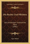 Bild: Die Rechte Und Pflichten - Kessinger Publishing