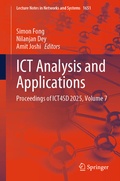 Cover: ICT Analysis and Applications - Springer