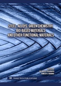 Cover: Steel, Alloys, Green Chemistry, Bio-Based Materials and other Functional Materials - Trans Tech Publications Ltd