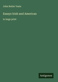 Cover: Essays Irish and American - Antigonos Verlag