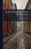 Cover: Il Pecorone [ed. By G. Poggiali].... - Hutson Street Press