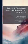 Cover: Poetical Works Of Henry Howard, Earl Of Surrey - Hutson Street Press