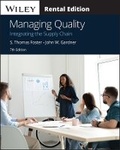 Cover: Managing Quality - Wiley